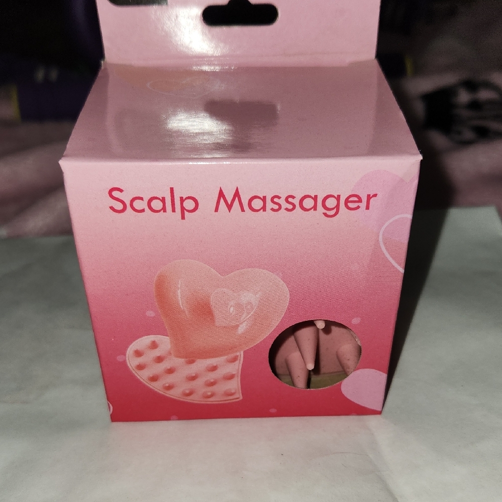 Pink Scalp Massager